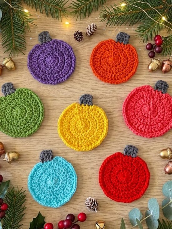 Handmade Other - Crochet Ornament Coasters